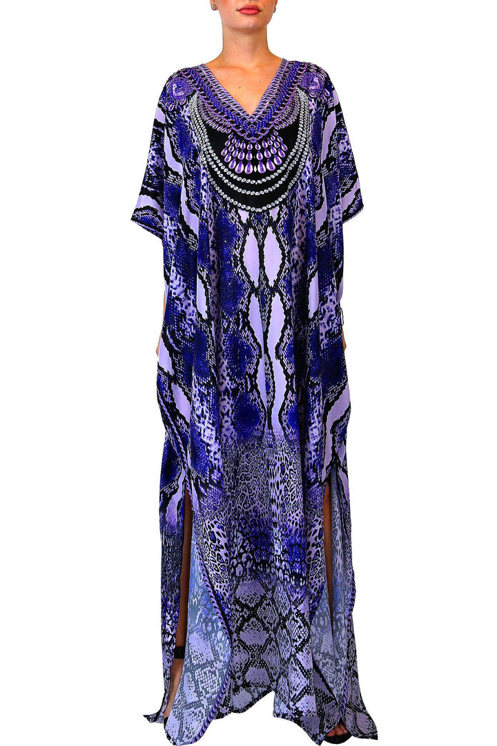  luxury kaftan, designer kaftan, Colors of Fashion,  best caftans, embellished kaftan,