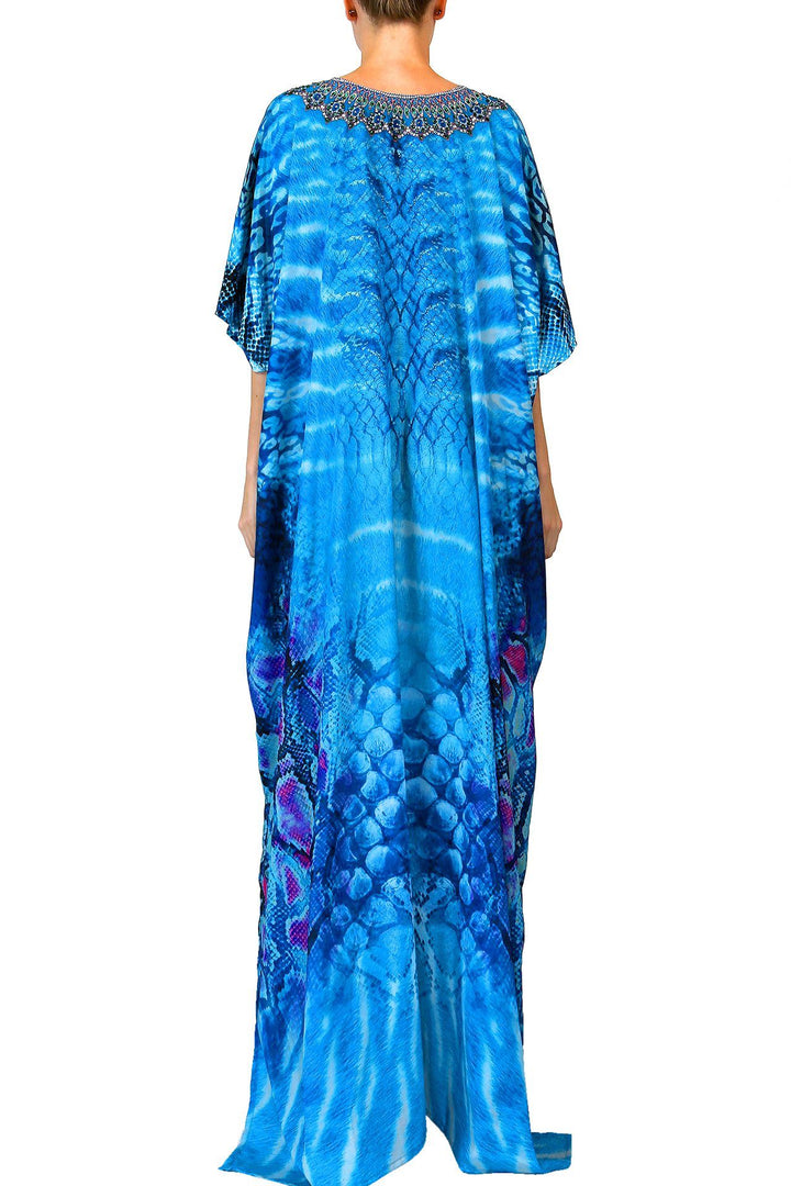 boho kaftan, Colors of Fashion, formal kaftan, summer caftans, tropical kaftan,