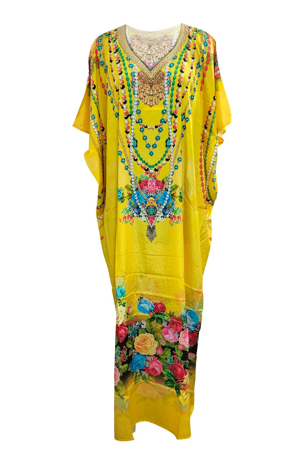 Full Length Yellow Kaftan