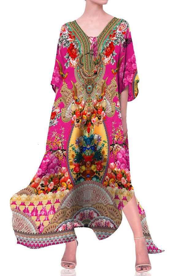 Pink Long Caftan